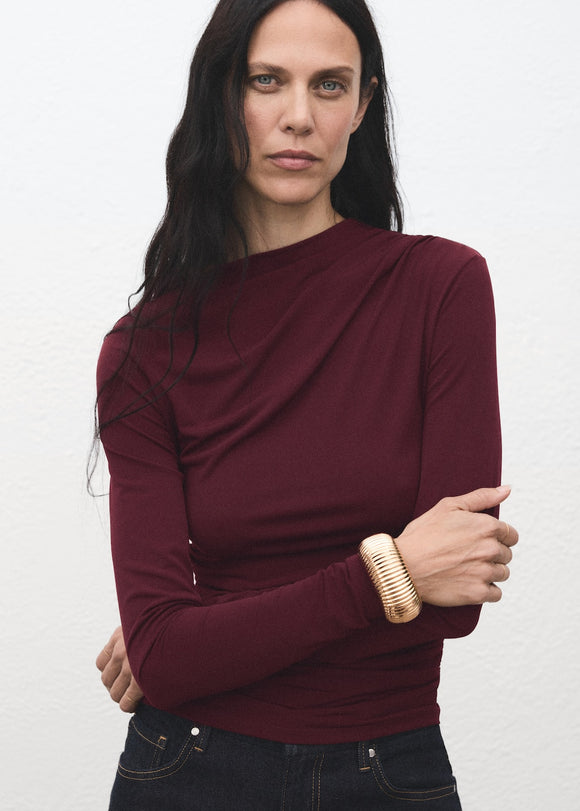 MANGO CHASI 17037818-78 MANGO WOMEN T-SHIRT LONG SLEEVE