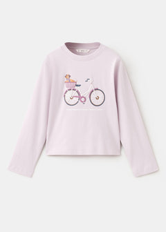 MANGO BICI 17037890-68 MANGO KIDS GIRL T-SHIRT LONG SLEEVE
