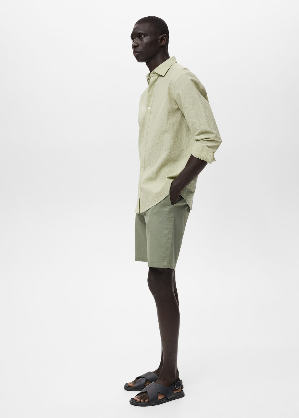 MANGO KISSOS1 17041148-40 MANGO MAN SHIRT LONG SLEEVE