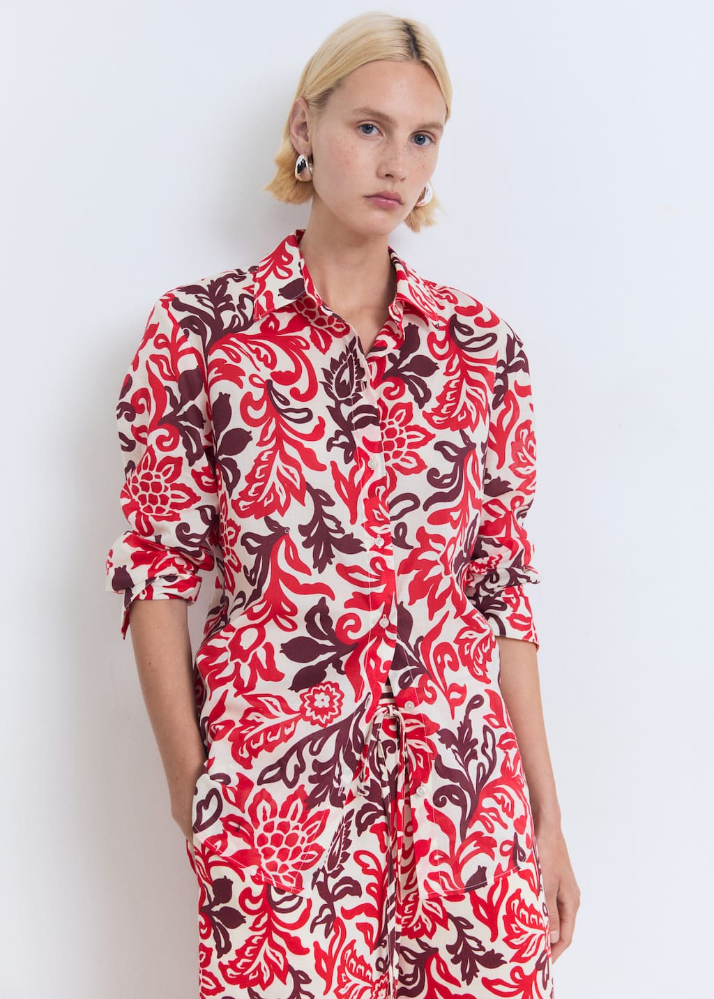 MANGO JULIA 17041151-02 MANGO WOMEN SHIRT LONG SLEEVE