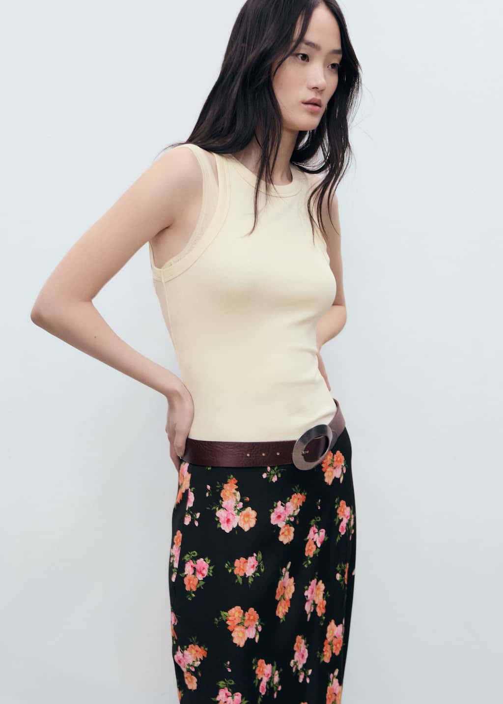 MANGO GREC 17041156-99 MANGO WOMEN SKIRT