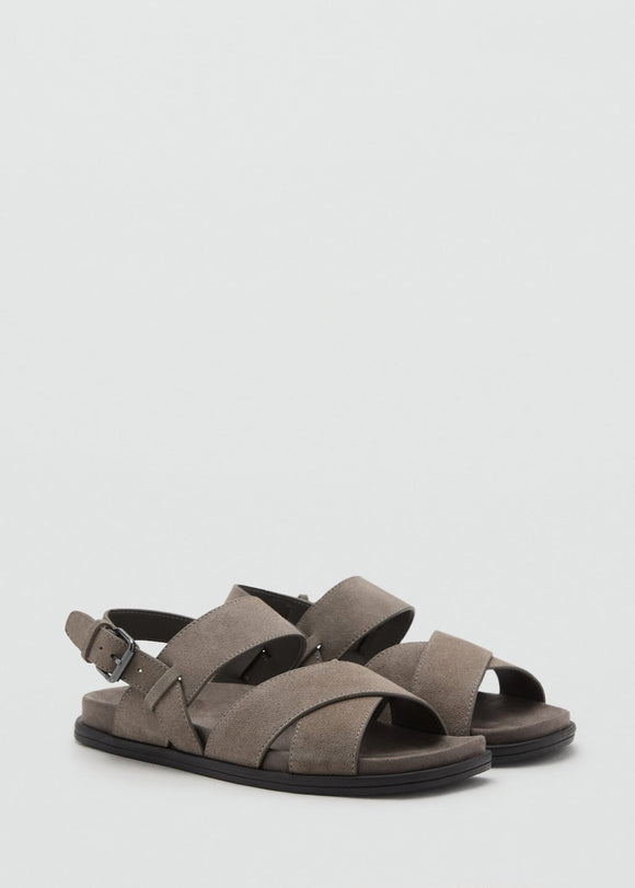MANGO BIOSUEDE 17041201-TA MANGO MAN SANDAL