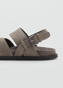 MANGO BIOSUEDE 17041201-TA MANGO MAN SANDAL-4