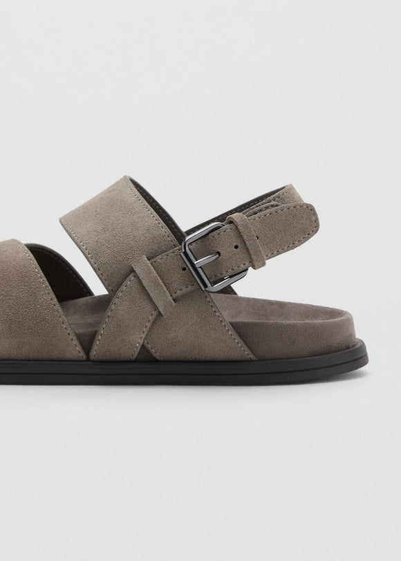 MANGO BIOSUEDE 17041201-TA MANGO MAN SANDAL