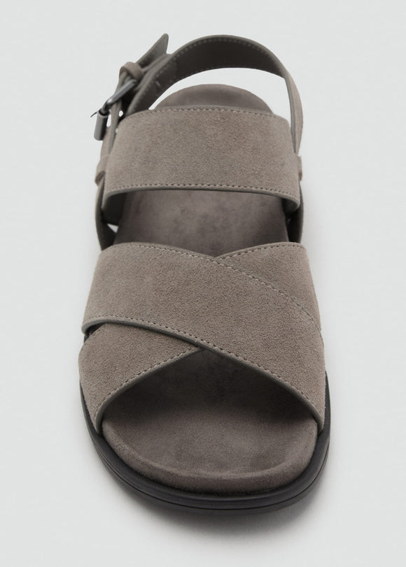 MANGO BIOSUEDE 17041201-TA MANGO MAN SANDAL