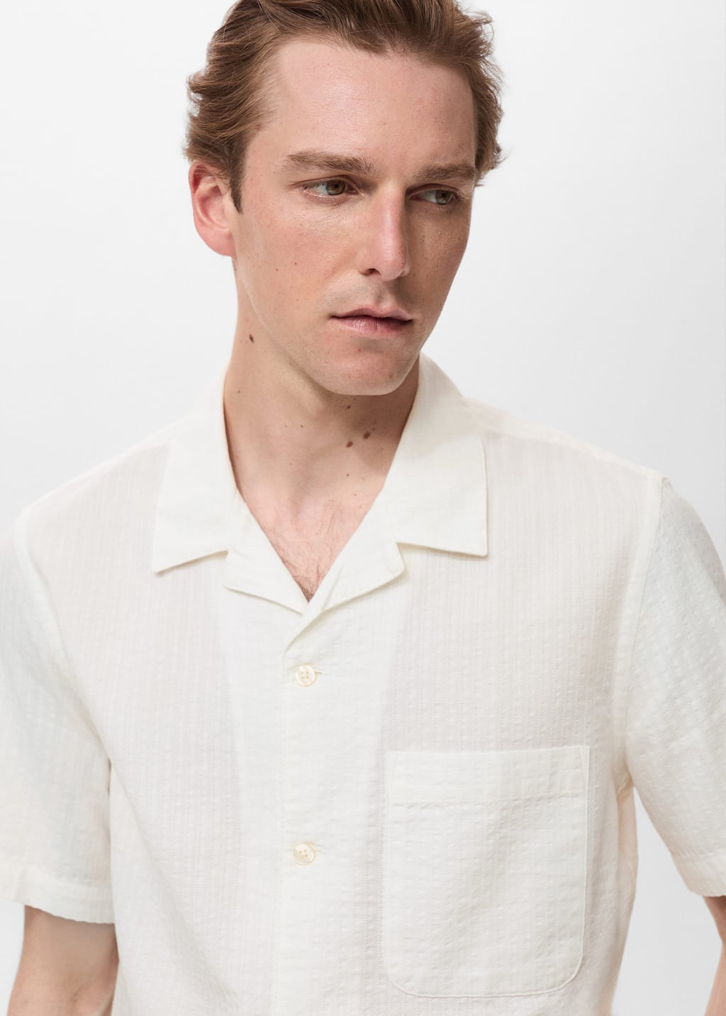 MANGO MUZZA 17041228-02 MANGO MAN SHIRT SHORT SLEEVE