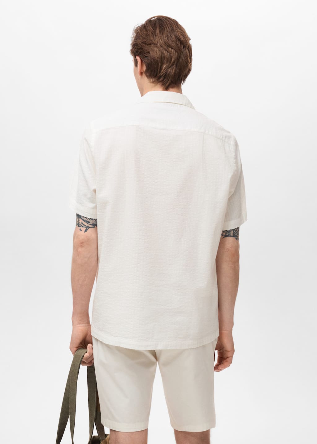 MANGO MUZZA 17041228-02 MANGO MAN SHIRT SHORT SLEEVE