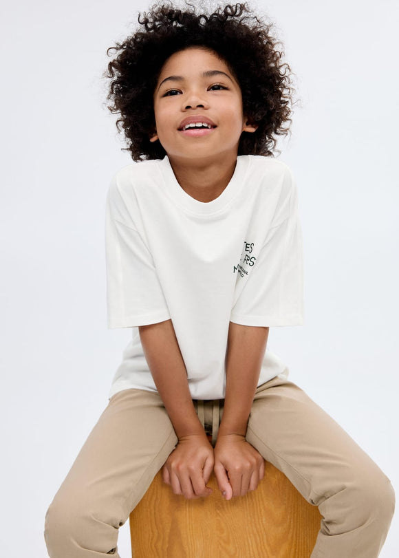 MANGO NOTES 17042539-02 MANGO KIDS BOY T-SHIRT SHORT SLEEVE