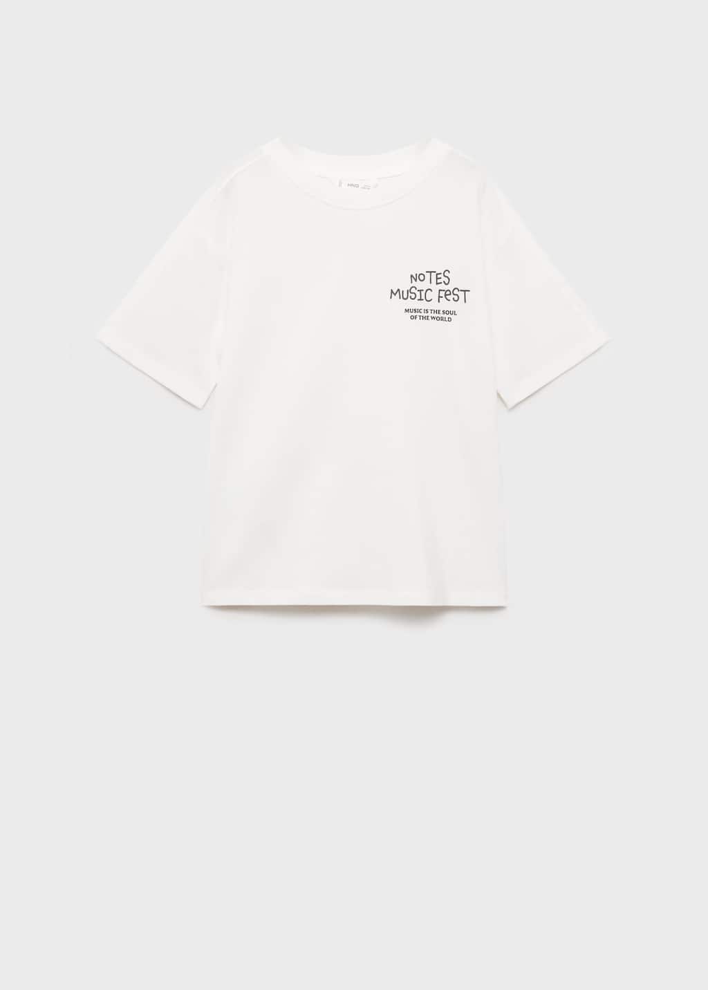 MANGO NOTES 17042539-02 MANGO KIDS BOY T-SHIRT SHORT SLEEVE
