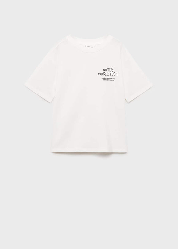 MANGO NOTES 17042539-02 MANGO KIDS BOY T-SHIRT SHORT SLEEVE