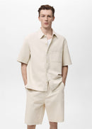 MANGO GUIDO 17042906-05 MANGO MAN SHIRT SHORT SLEEVE-1