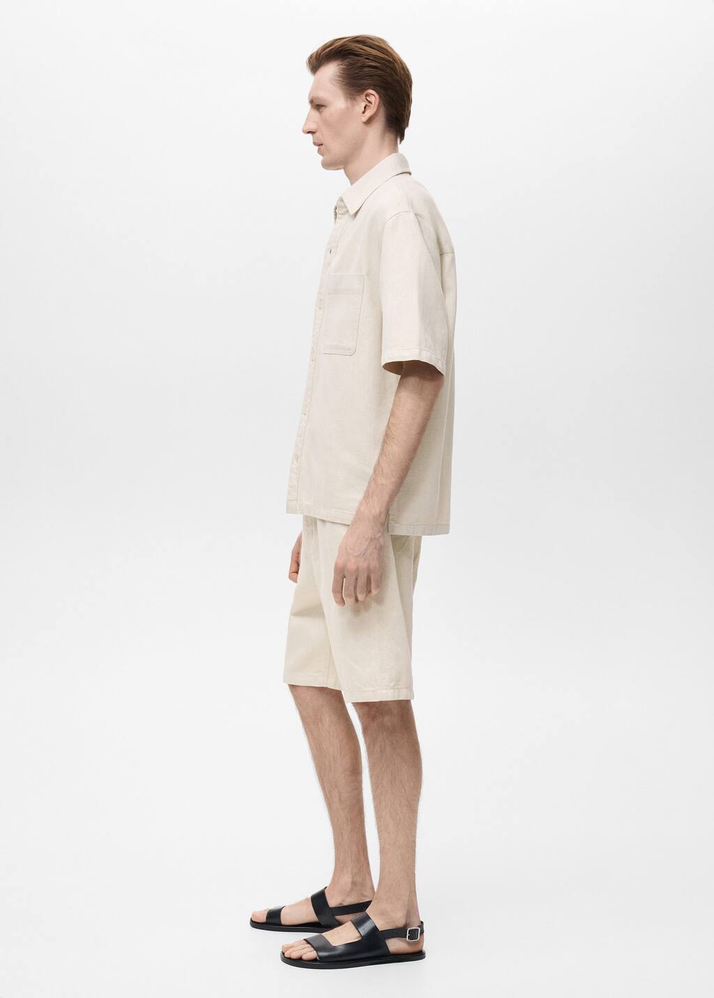 MANGO GUIDO 17042906-05 MANGO MAN SHIRT SHORT SLEEVE