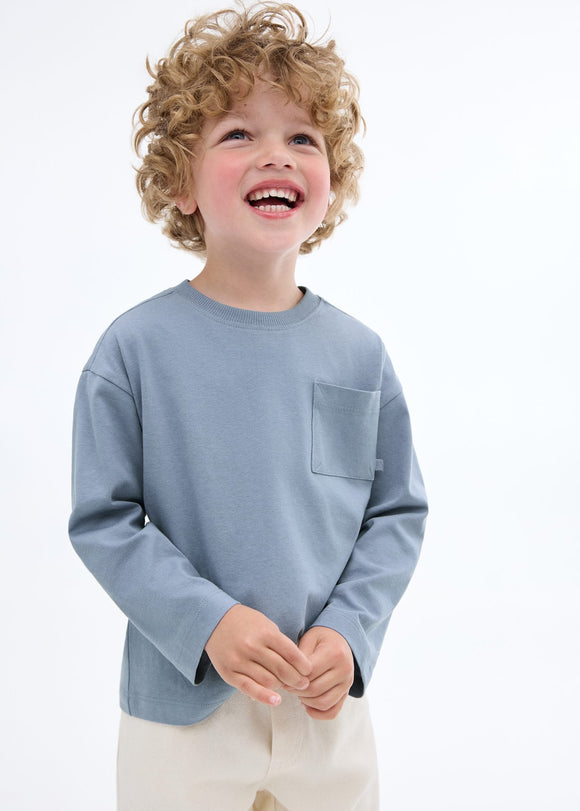 MANGO BASICAB1 17042909-52 MANGO KIDS BABY BOY T-SHIRT LONG SLEEVE