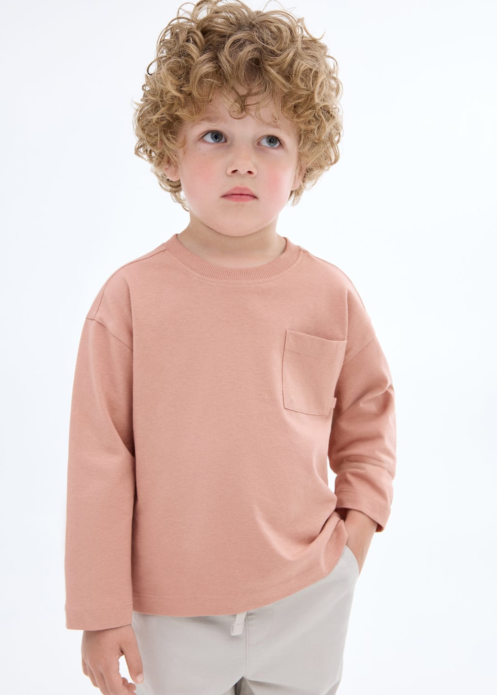 MANGO BASICAB1 17042909-83 MANGO KIDS BABY BOY T-SHIRT LONG SLEEVE