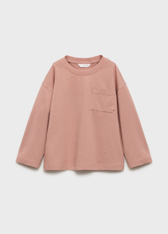 MANGO BASICAB1 17042909-83 MANGO KIDS BABY BOY T-SHIRT LONG SLEEVE