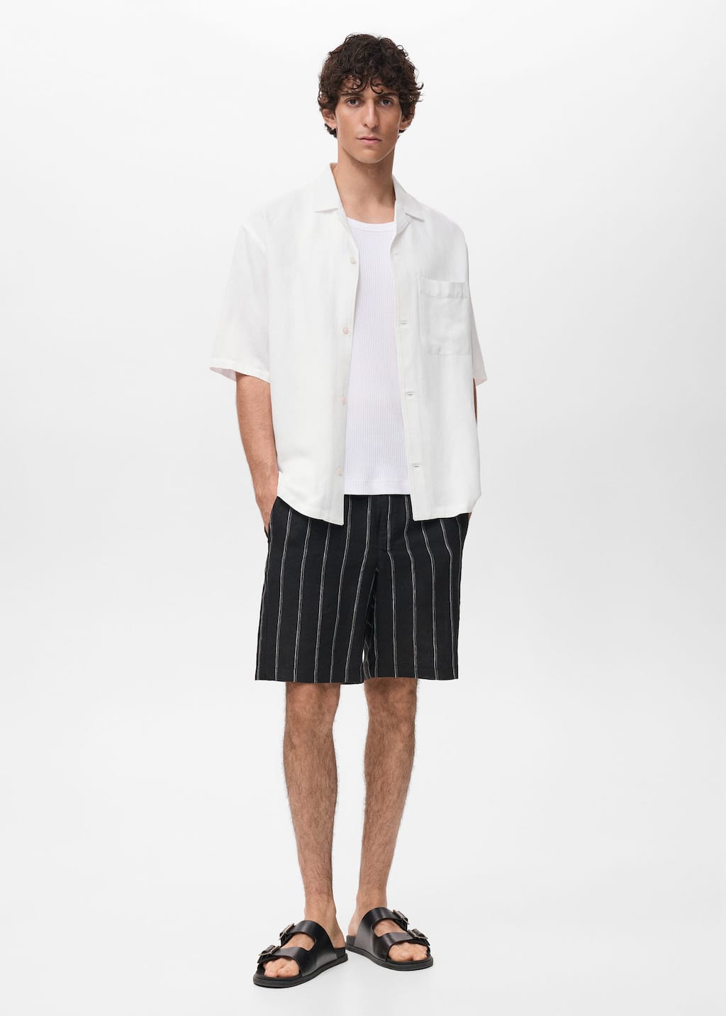 MANGO BANAREA 17042913-02 MANGO MAN SHIRT SHORT SLEEVE