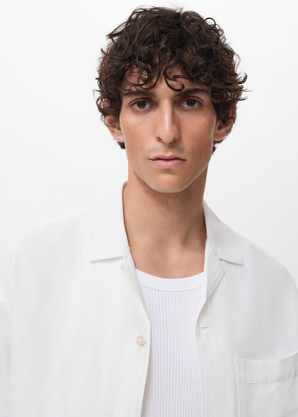 MANGO BANAREA 17042913-02 MANGO MAN SHIRT SHORT SLEEVE
