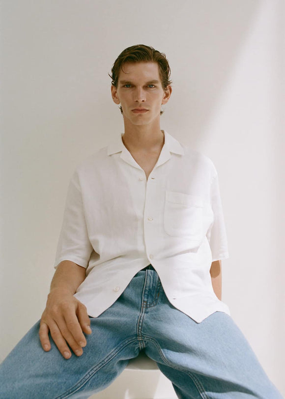 MANGO BANAREA 17042913-02 MANGO MAN SHIRT SHORT SLEEVE