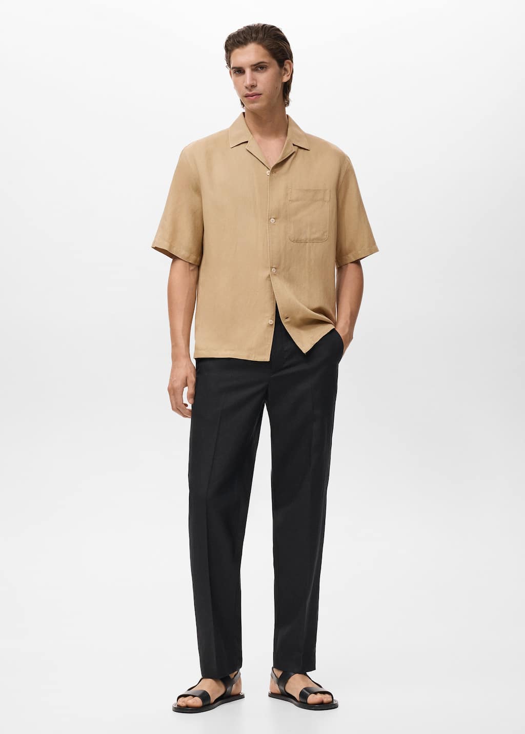 MANGO BANAREA 17042913-08 MANGO MAN SHIRT SHORT SLEEVE