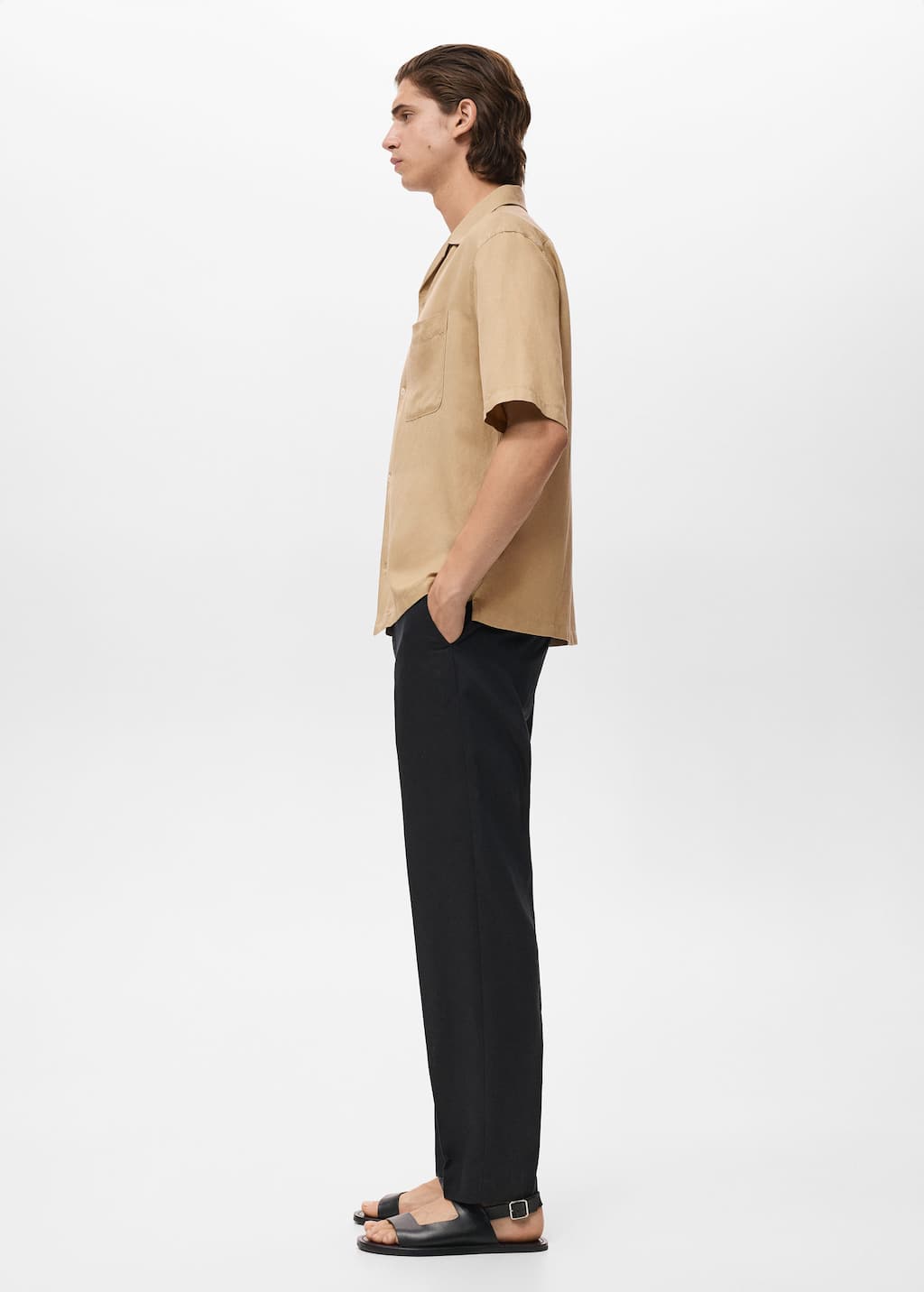 MANGO BANAREA 17042913-08 MANGO MAN SHIRT SHORT SLEEVE