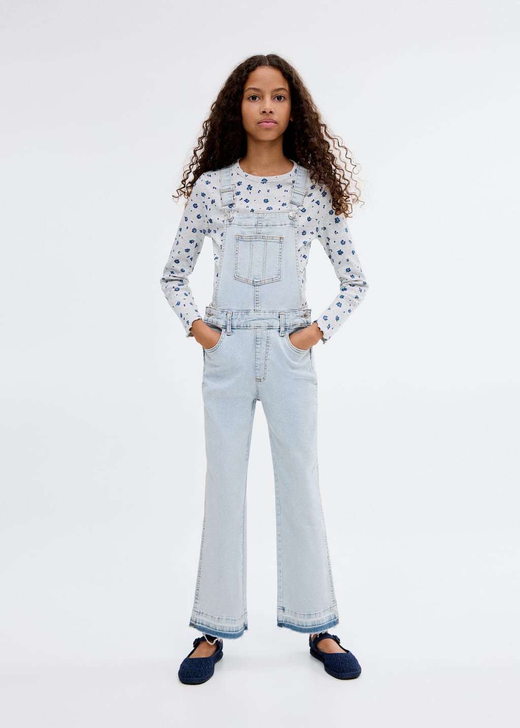 MANGO AGNES 17043284-TC MANGO KIDS GIRL DUNGAREE