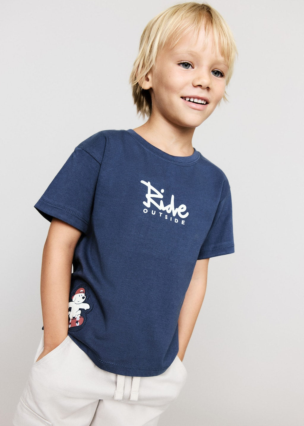 MANGO PERRO 17043293-57 MANGO KIDS BABY BOY T-SHIRT SHORT SLEEVE