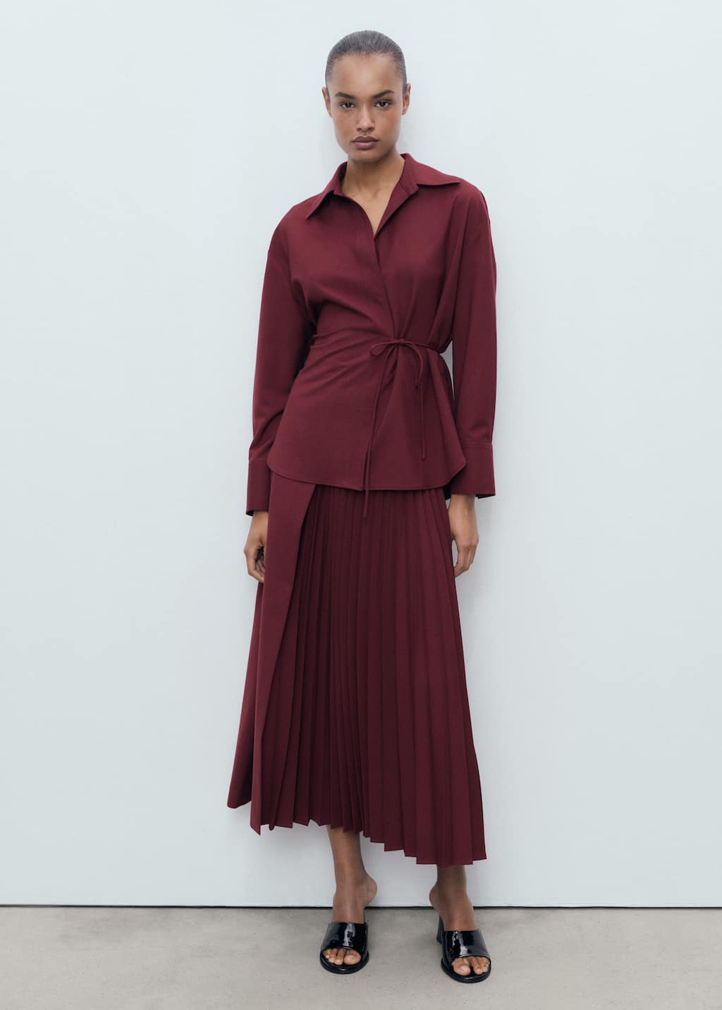 MANGO OFFICE-A 17044072-78 MANGO WOMEN SHIRT LONG SLEEVE