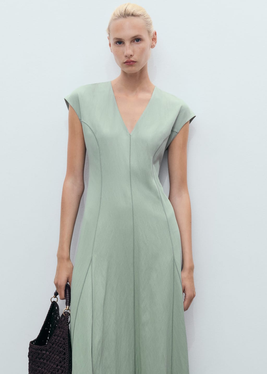 MANGO SPRUNG 17044083-43 MANGO WOMEN DRESS FULL LENGTH