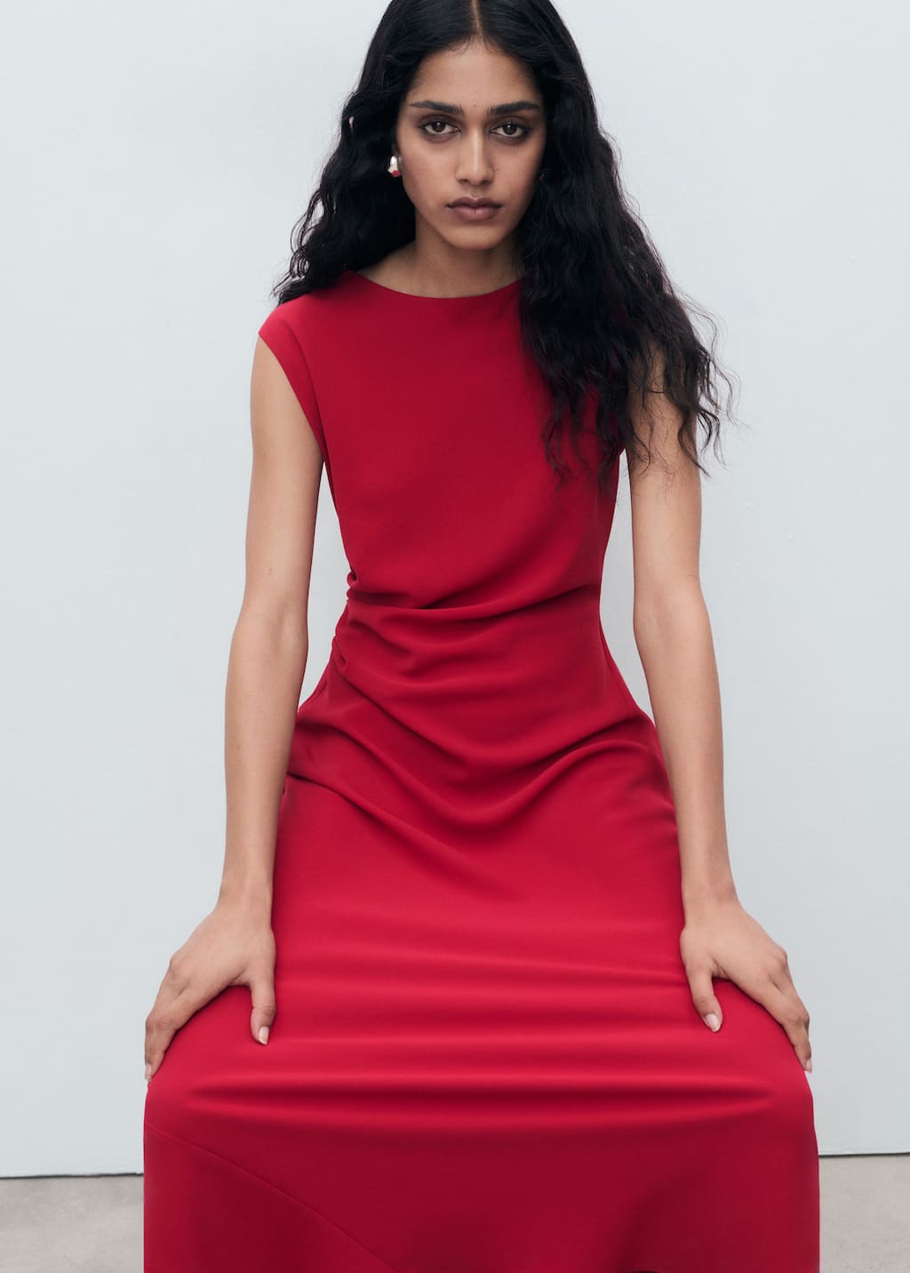 MANGO EDGAR 17044087-70 MANGO WOMEN DRESS FULL LENGTH