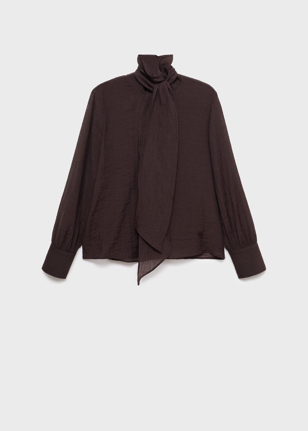 MANGO BROWN 17044138-32 MANGO WOMEN BLOUSE