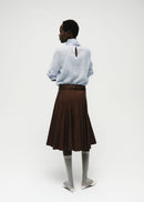 MANGO BROWN 17044138-50 MANGO WOMEN BLOUSE-6