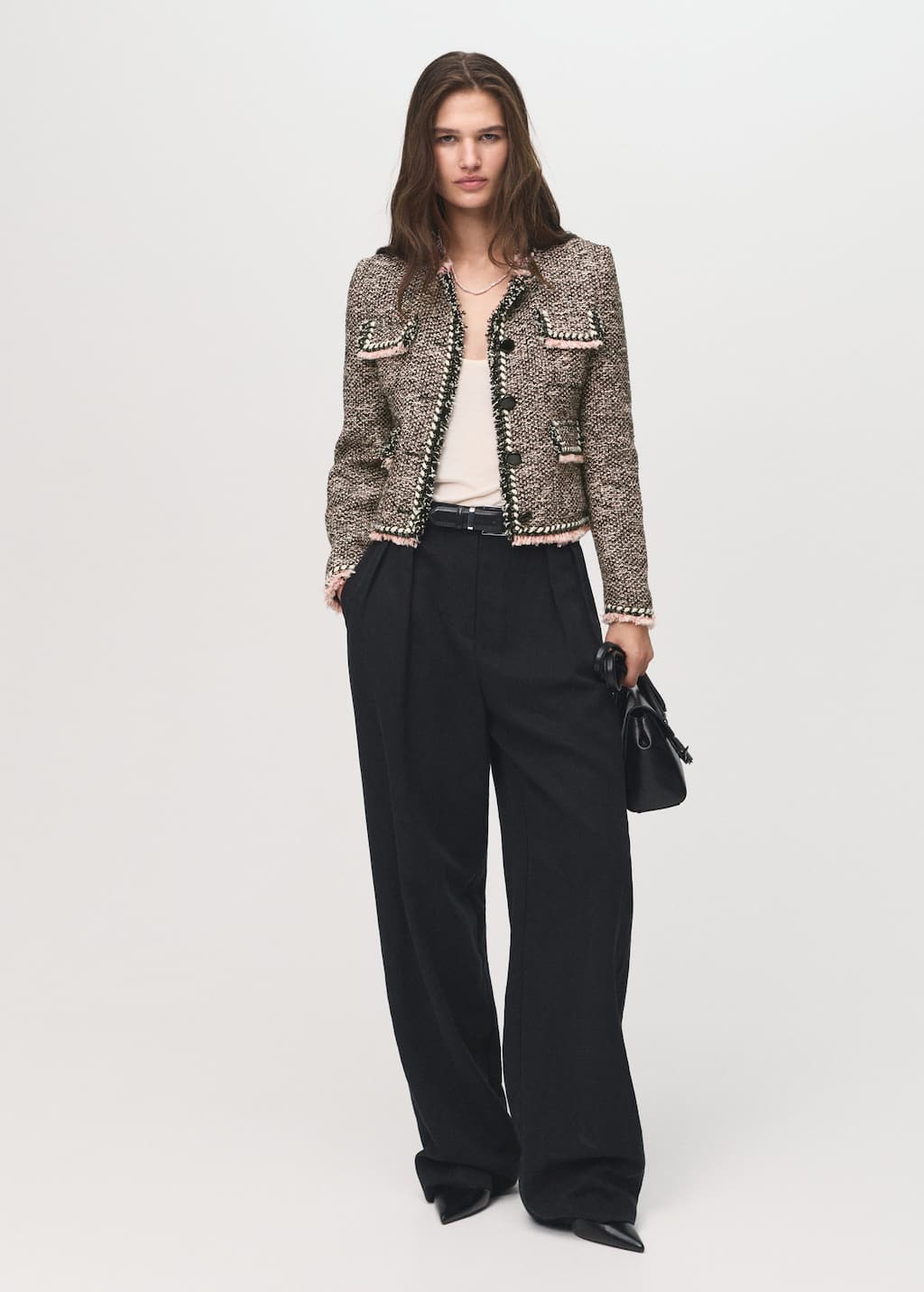 MANGO PINKY 17044148-99 MANGO WOMEN JACKET