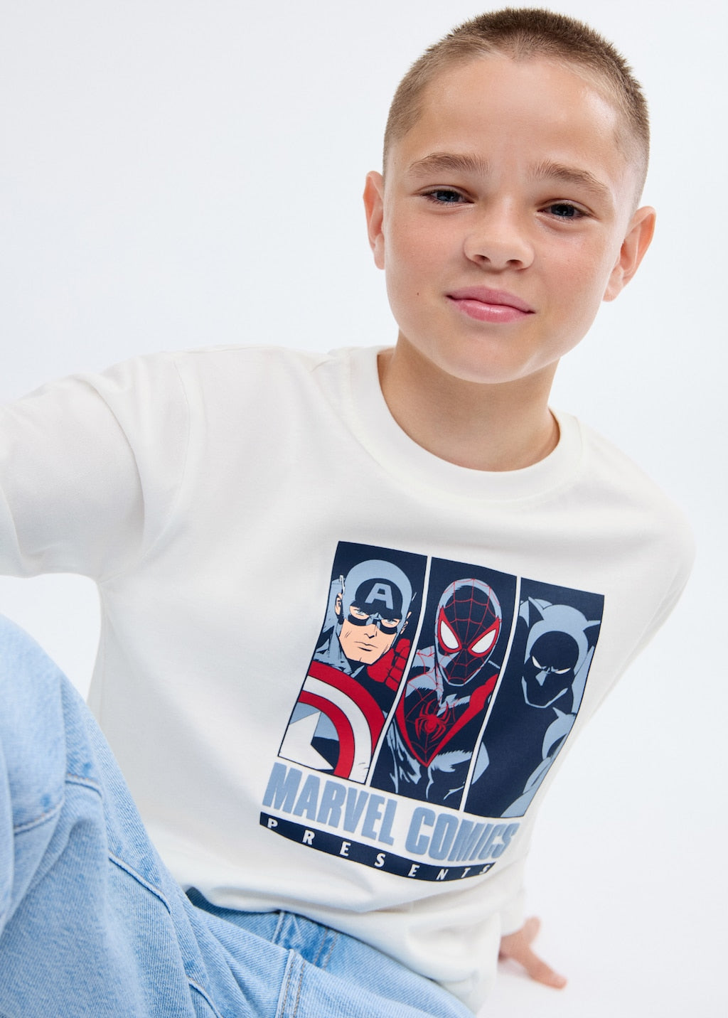 MANGO AVECOMIC 17044437-02 MANGO KIDS BOY T-SHIRT LONG SLEEVE