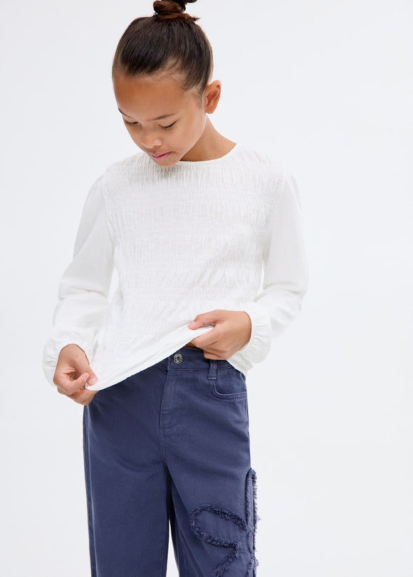 MANGO BUMBLE 17045157-02 MANGO KIDS GIRL T-SHIRT LONG SLEEVE