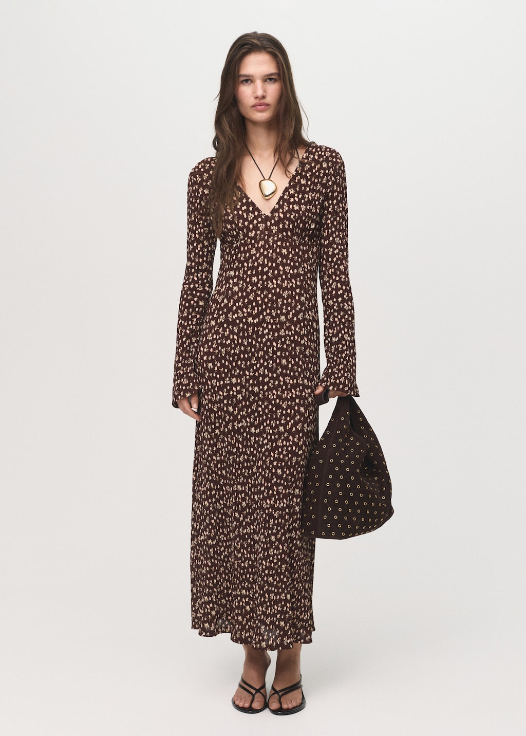 MANGO POME 17045812-30 MANGO WOMEN DRESS FULL LENGTH