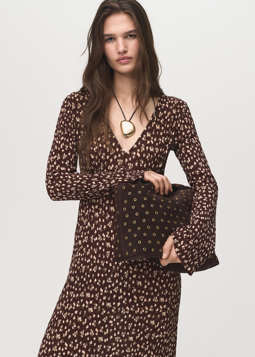MANGO POME 17045812-30 MANGO WOMEN DRESS FULL LENGTH