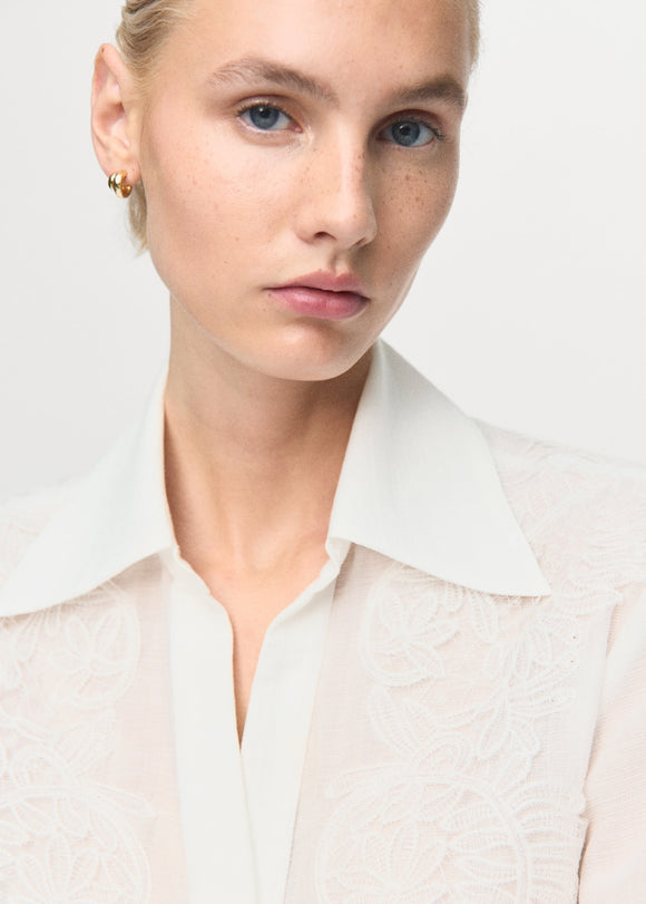 MANGO MELANIE 17045816-02 MANGO WOMEN SHIRT LONG SLEEVE