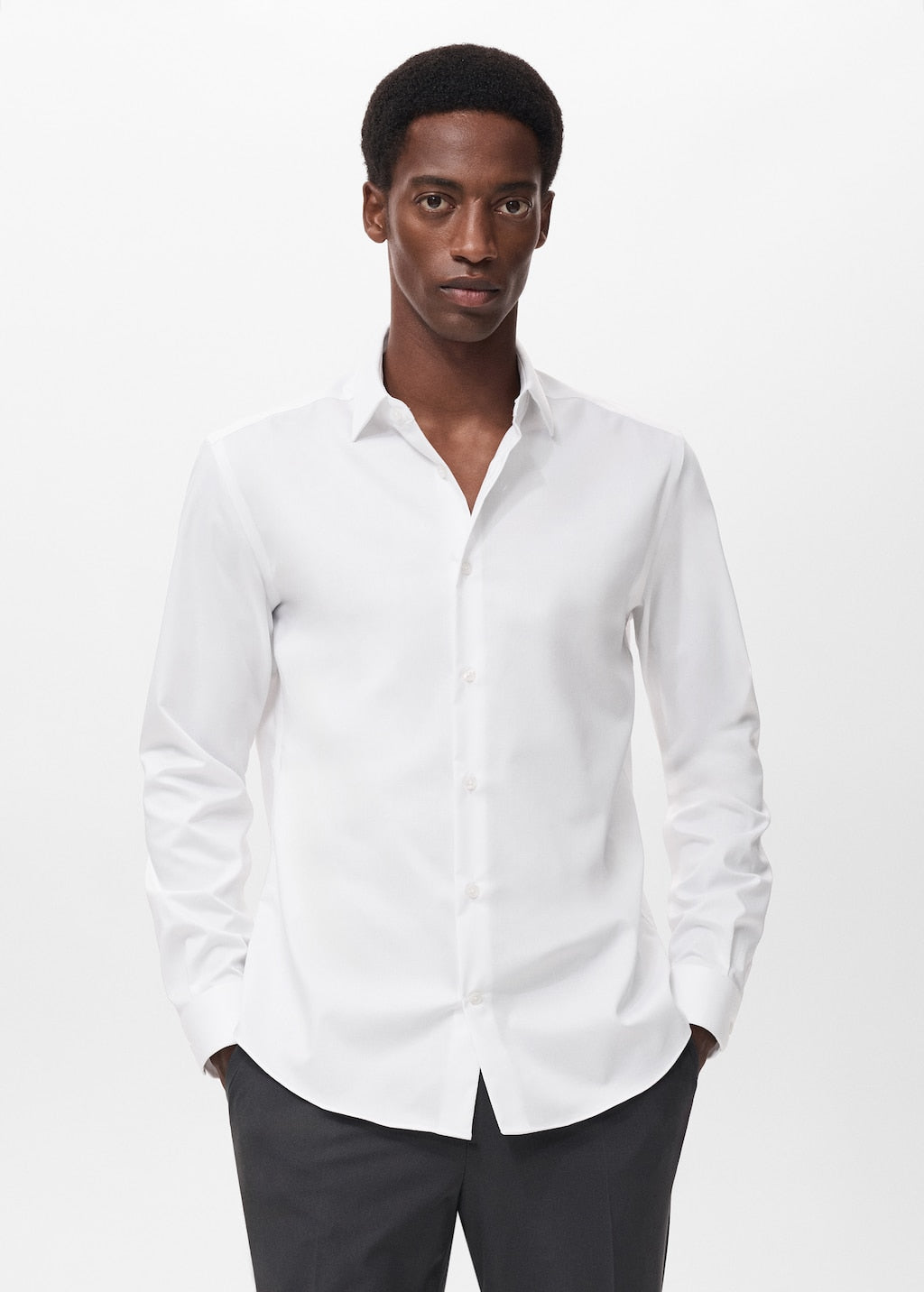 MANGO PALMAR 17045980-01 MANGO MAN SHIRT LONG SLEEVE