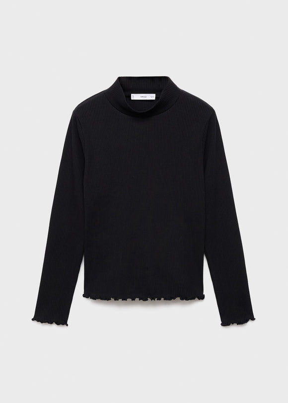 MANGO TURBORIB 17046338-99 MANGO KIDS GIRL T-SHIRT LONG SLEEVE