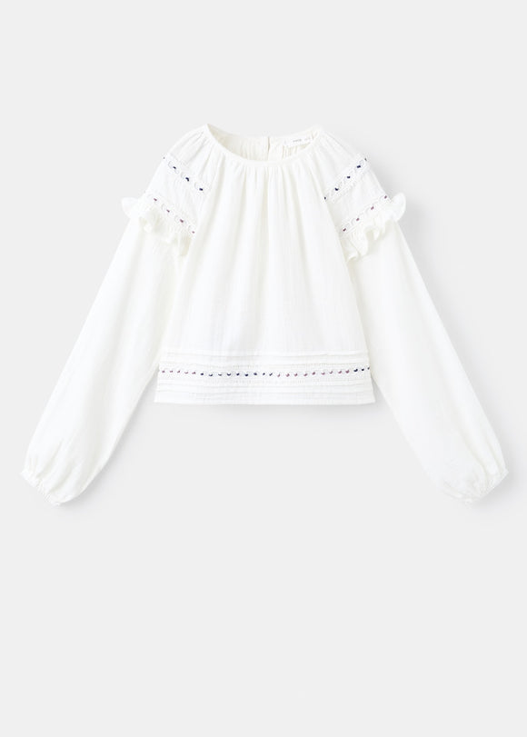 MANGO BECCA 17047767-05 MANGO KIDS GIRL BLOUSE