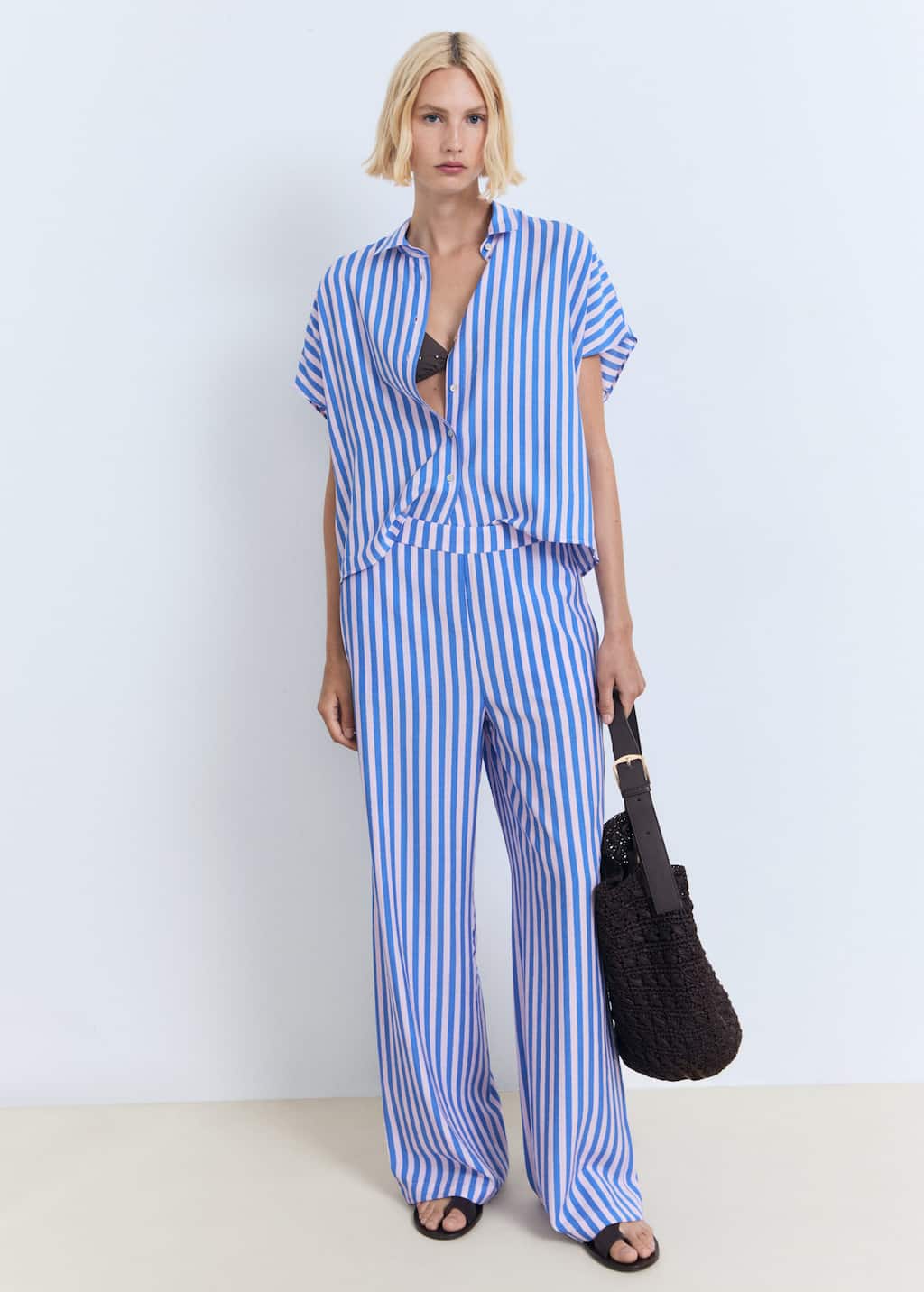 MANGO MYKONOS 17051154-52 MANGO WOMEN SHIRT SHORT SLEEVE