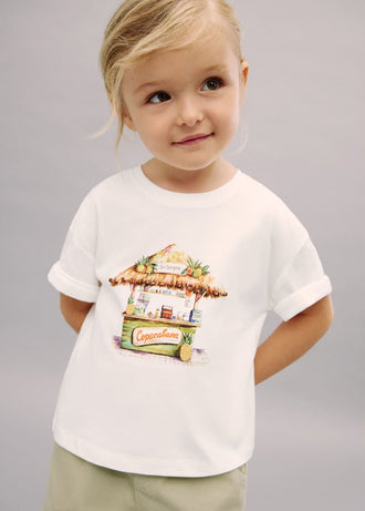 MANGO SEMPRE 17051166-02 MANGO KIDS BABY GIRL T-SHIRT SHORT SLEEVE