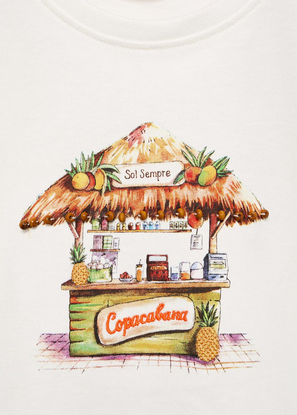 MANGO SEMPRE 17051166-02 MANGO KIDS BABY GIRL T-SHIRT SHORT SLEEVE