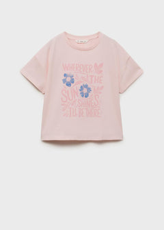 MANGO KNOT 17051180-85 MANGO KIDS GIRL T-SHIRT SHORT SLEEVE