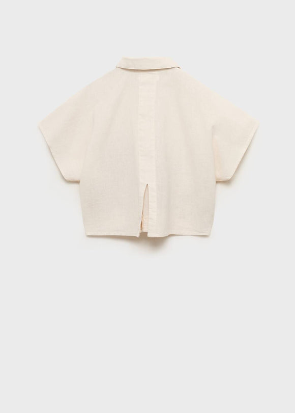 MANGO PALMEIRA 17051209-05 MANGO KIDS GIRL SHIRT SHORT SLEEVE