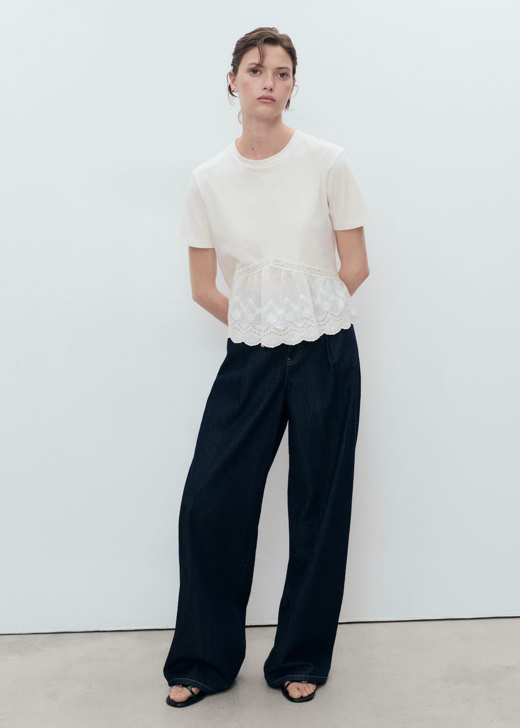 MANGO MOLLY 17051212-02 MANGO WOMEN T-SHIRT SHORT SLEEVE