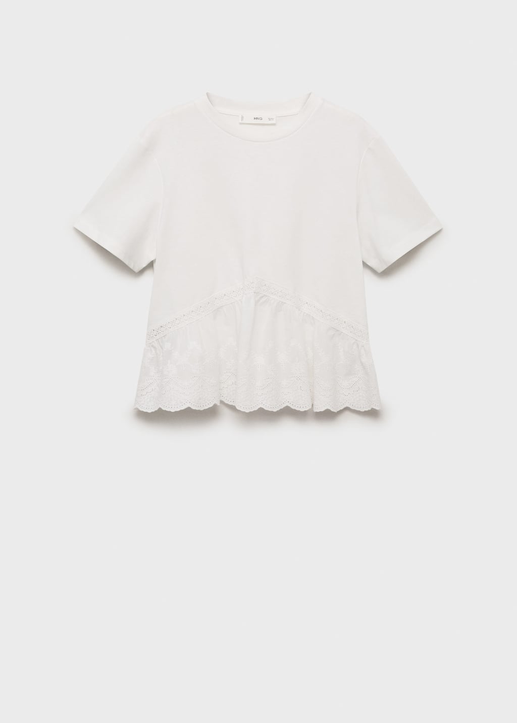 MANGO MOLLY 17051212-02 MANGO WOMEN T-SHIRT SHORT SLEEVE