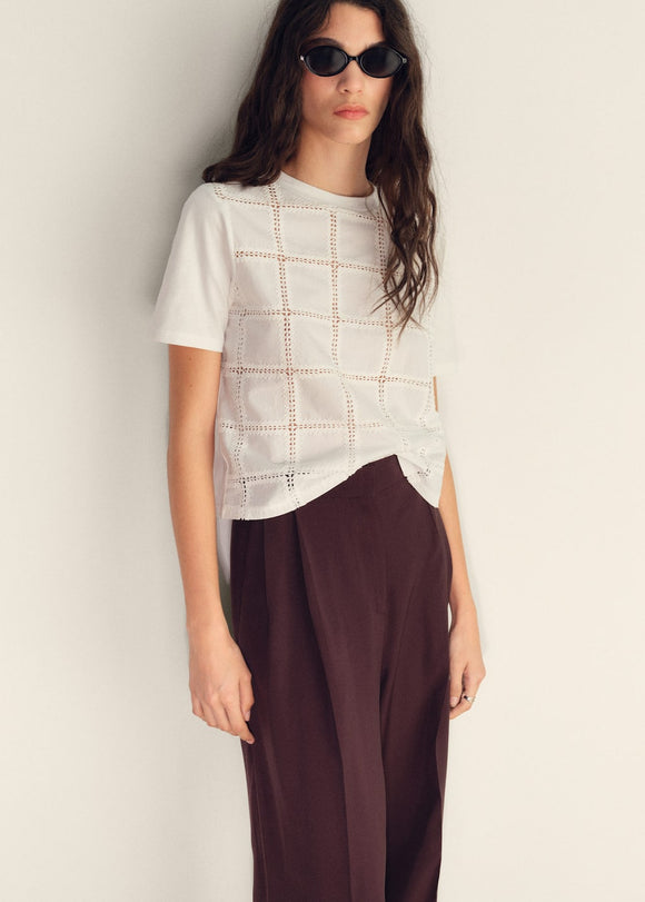 MANGO MIFFY 17051213-02 MANGO WOMEN T-SHIRT SHORT SLEEVE