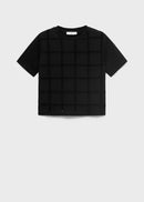 MANGO MIFFY 17051213-99 MANGO WOMEN T-SHIRT SHORT SLEEVE-3