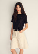 MANGO MIFFY 17051213-99 MANGO WOMEN T-SHIRT SHORT SLEEVE-4